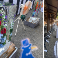 武蔵一宮 氷川神社様に氷を飾っていただきました【アートアイス活用事例】