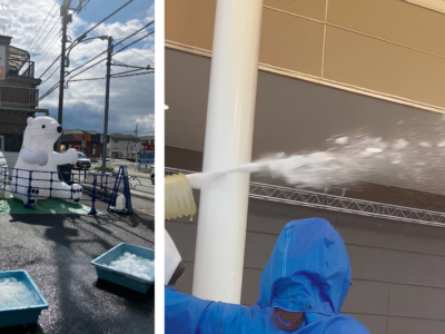 東京にいち早く初雪を！人工降雪と、雪の豆知識と株式会社ワック様とのお仕事
