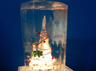 LED付きクリスマス氷華
