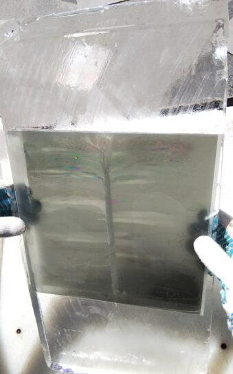 氷製品の製造過程
